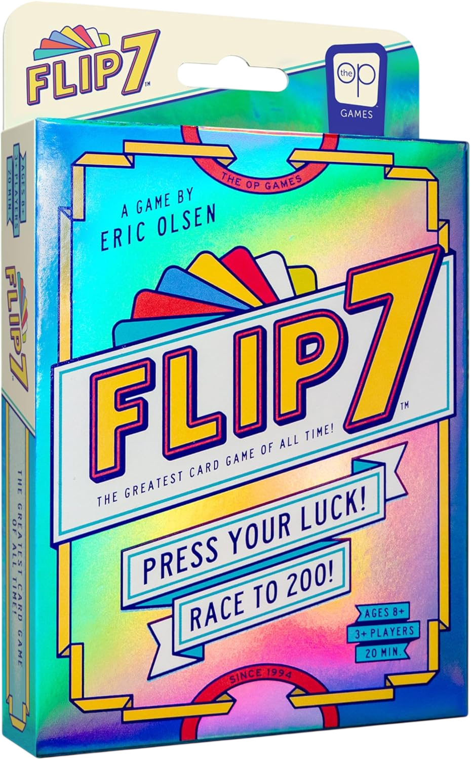 USAOPOLY games Flip 7, The Blend of Press Your Luck & Strategy